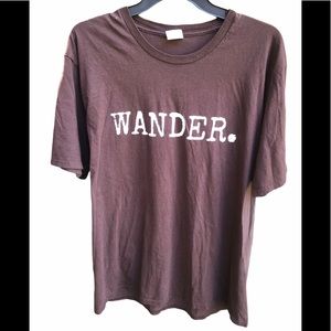WANDER. T-Shirt Hiking Outdoors